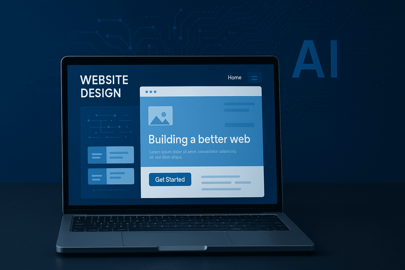 Website-Entwicklung mit KI